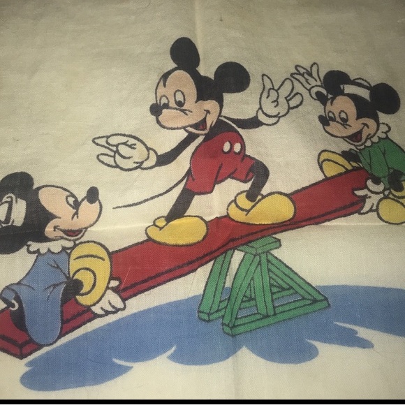 Vintage Disney Mickey Mouse Handkerchief - Picture 5 of 7